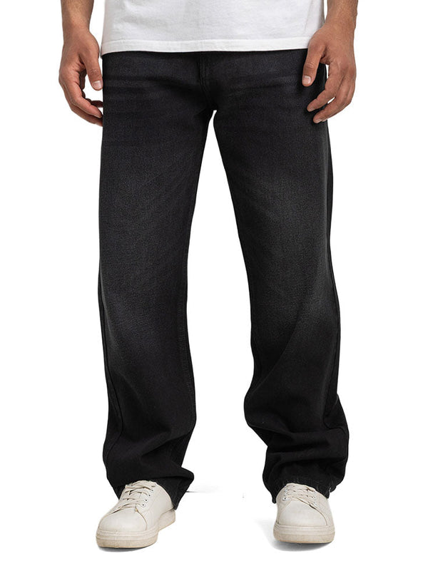 Black 1 D48 - Jeans Wide Leg Pant - Khotwh