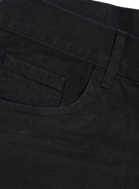 Black 1 D48 - Jeans Wide Leg Pant - Khotwh