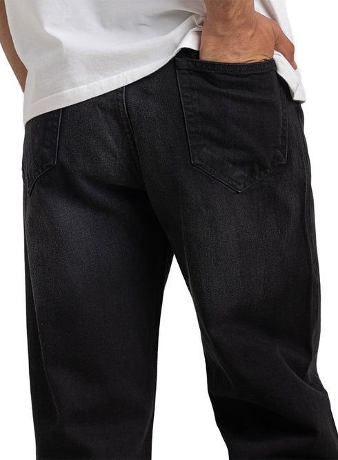 Black 1 D48 - Jeans Wide Leg Pant - Khotwh
