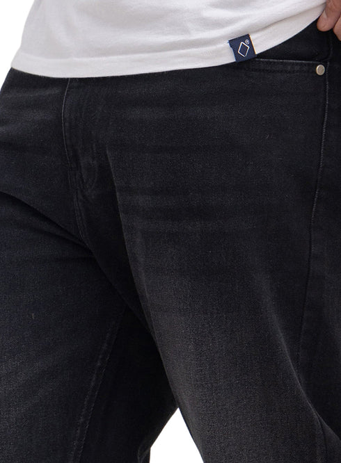 Black 1 D48 - Jeans Wide Leg Pant - Khotwh
