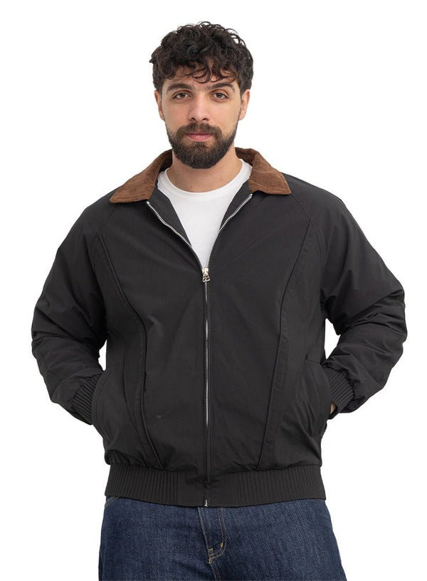 Black 1 Design 2639 Puffer Jacket - Khotwh