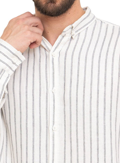 Black 1 - Ki - Striped Shirt - Khotwh