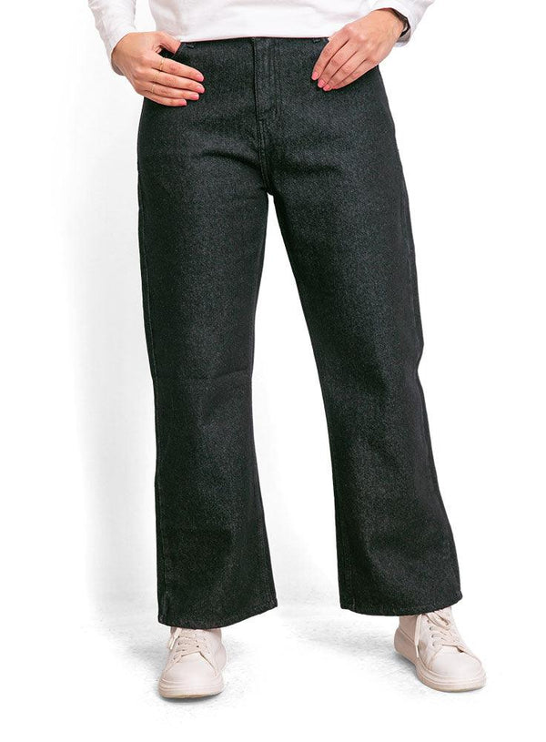 Black 1 Wide Jeans - Khotwh