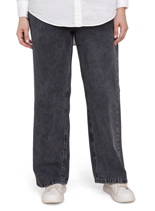 Black 1 Wide Jeans - Khotwh