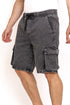 Black 2 Cargo Denim Short - Khotwh
