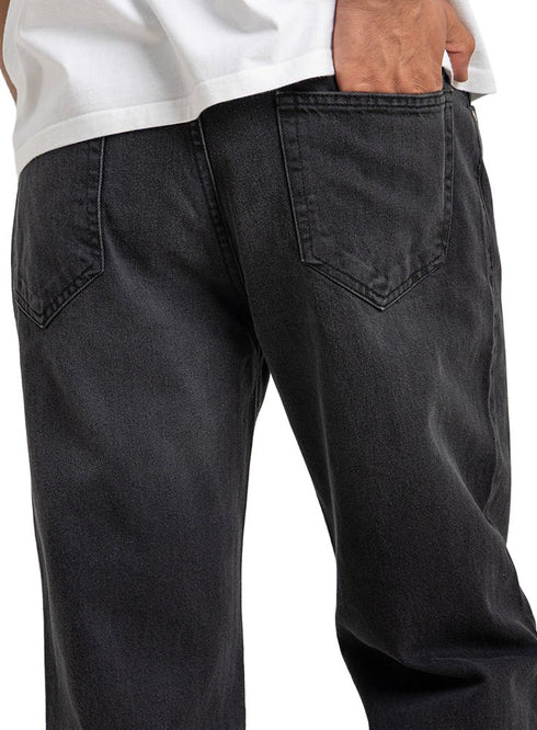 Black 2 D48 - Jeans Wide Leg Pant - Khotwh