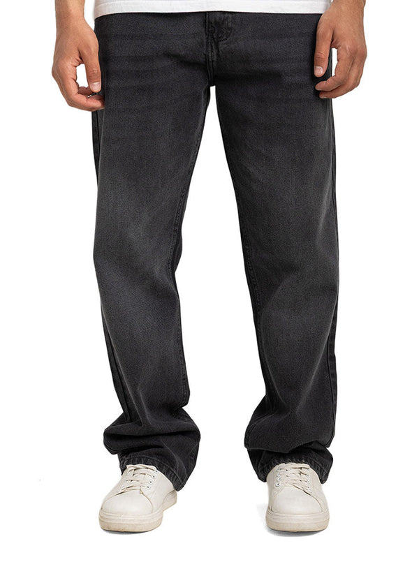 Black 2 D48 - Jeans Wide Leg Pant - Khotwh