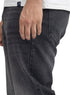 Black 2 D48-Jeans Wide Leg Pant - Khotwh