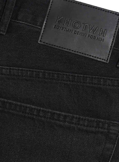 Black 2 D48 - Jeans Wide Leg Pant - Khotwh