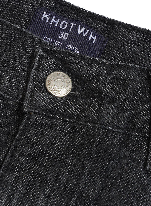 Black 3 D48 - Jeans Wide Leg Pant - Khotwh