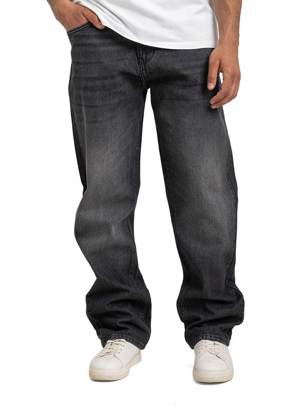 Black 3 D48 - Jeans Wide Leg Pant - Khotwh