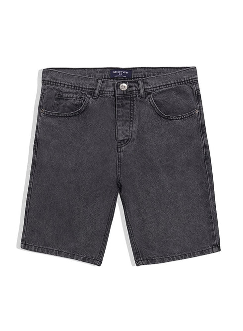 Black 3 Jeans Short - Khotwh