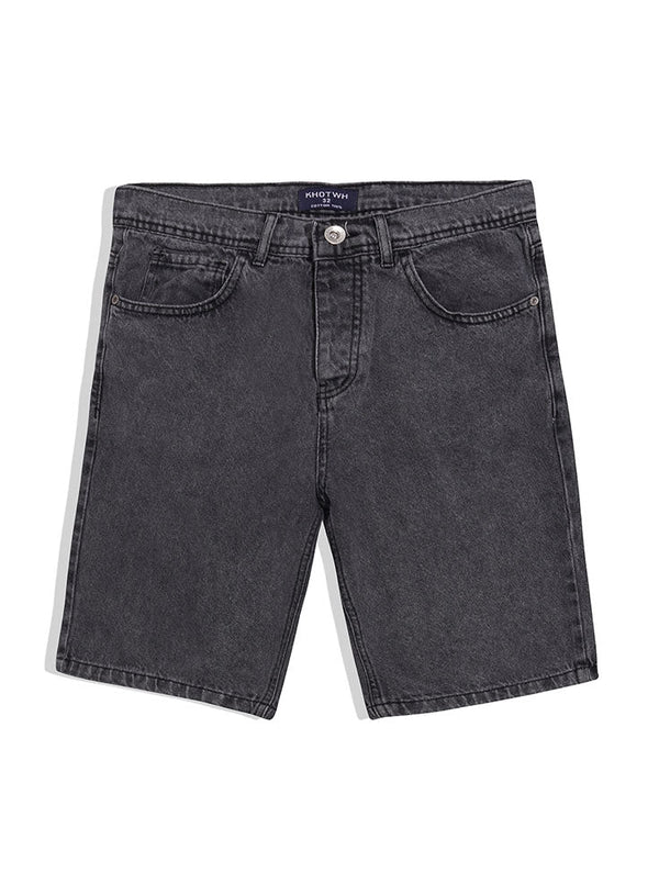 Black 3 Jeans Short - Khotwh