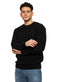 Black A - Round Basic Pullover - Khotwh