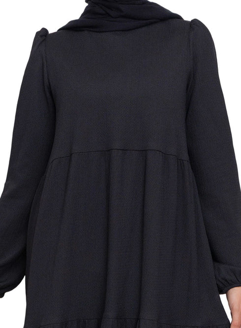 Black Basic Dress - Khotwh
