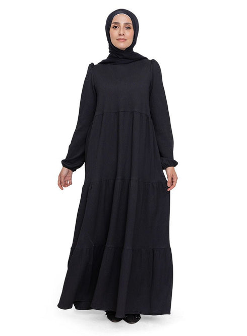 Black Basic Dress - Khotwh