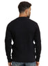 Black Basic Round Pullover - Khotwh