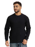 Black Basic Round Pullover - Khotwh
