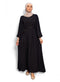 Black Basic Summer Dress - Khotwh