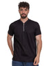 Black Bickeh Zipper T-Shirt - Khotwh