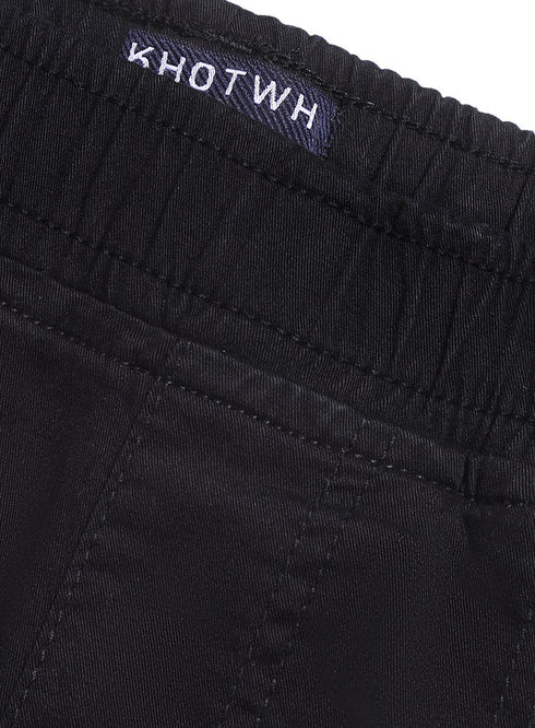 Black Cargo Pant - Khotwh