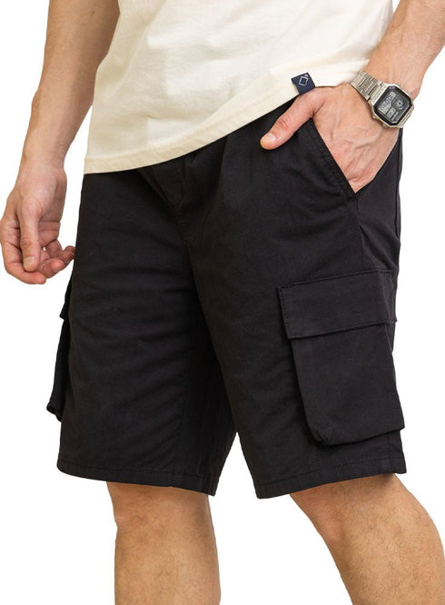 Black Cargo Short - Khotwh