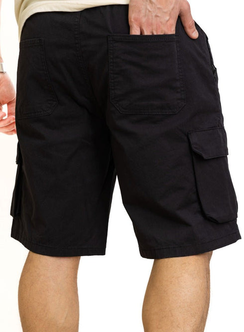 Black Cargo Short - Khotwh