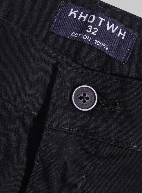 Black Classic Pant - Khotwh