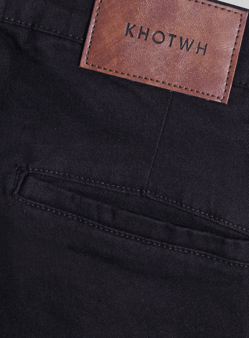 Black Classic Pant - Khotwh
