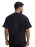 Black Crunchy - Oversize Round T-Shirt - Khotwh