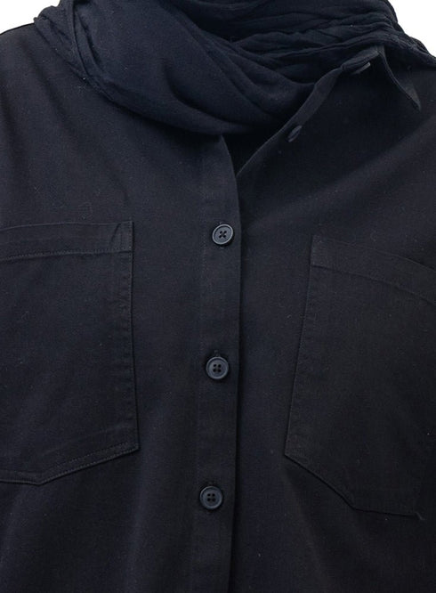 Black Cur - Gabardine Shirt - Khotwh
