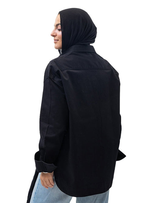 Black Cur - Gabardine Shirt - Khotwh