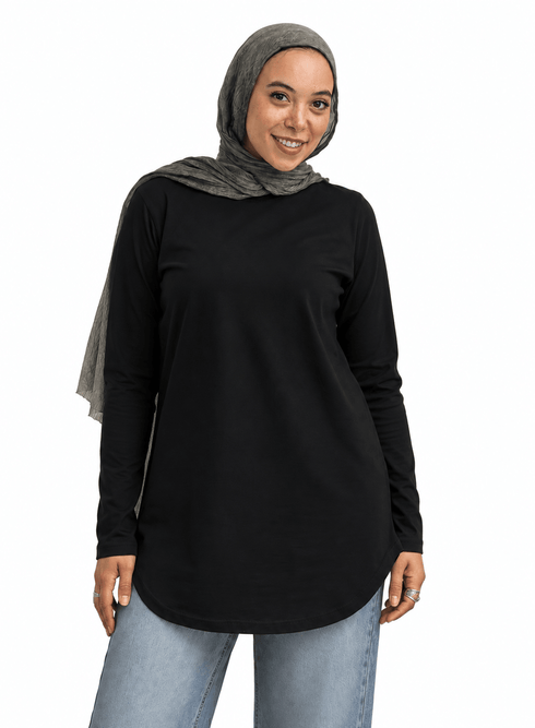 Black Cur.Long-Sleeve - Khotwh