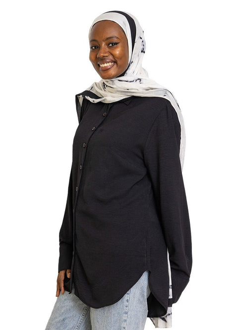 Black CY - Over Size Shirt - Khotwh