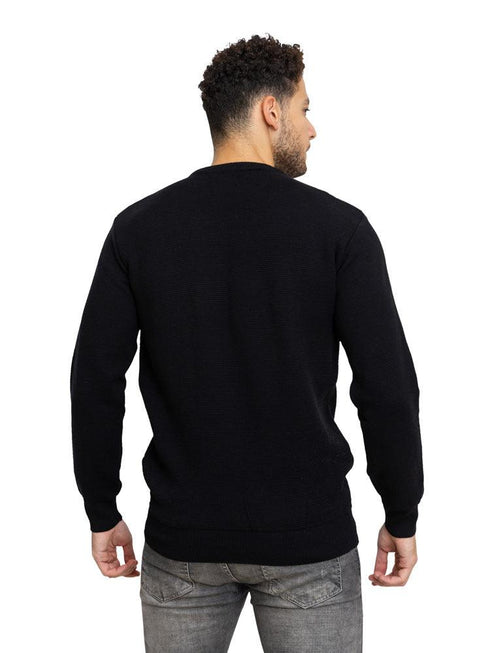 Black D - Round Basic Pullover - Khotwh