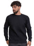 Black - Design 00106 BS - Round Pullover - Khotwh