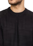 Black - Design 00145 BS - Round Pullover - Khotwh