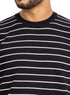 Black Design 01000Knit S - Round T-Shirt - Khotwh