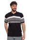 Black Design 01021Knit Polo Neck - T-Shirt - Khotwh