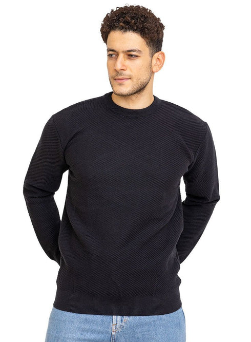 Black - Design 0149 BS - Round Pullover - Khotwh