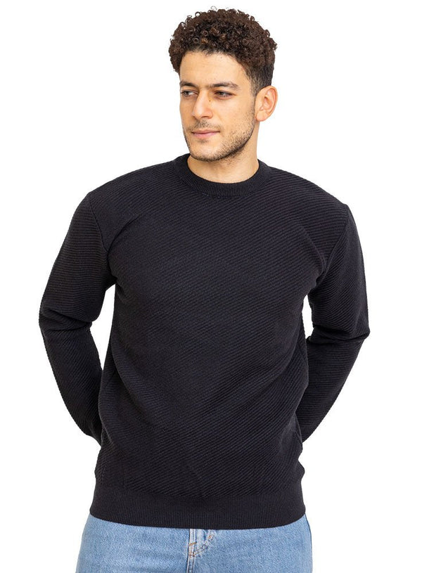 Black - Design 0149 BS - Round Pullover - Khotwh