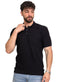 Black Design 1011Knit Polo Neck - T-Shirt - Khotwh