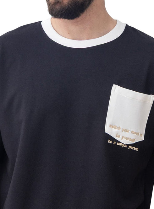 Black Design 1013 NF - Round T-Shirt - Khotwh
