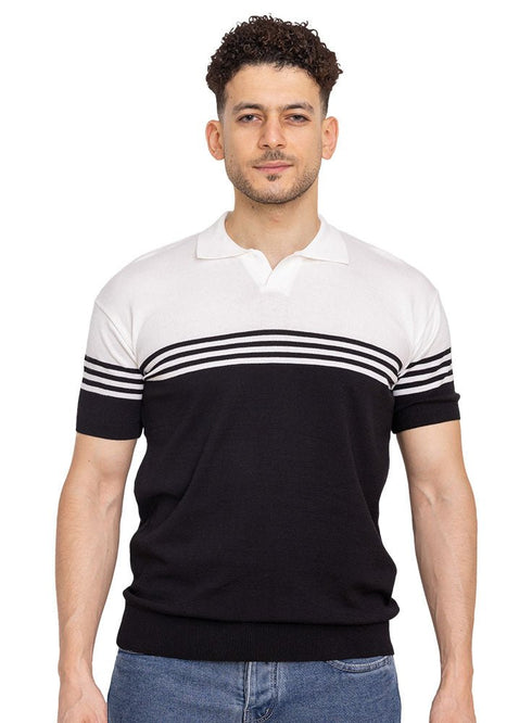 Black Design 17 - F - Polo Neck T-Shirt - Khotwh