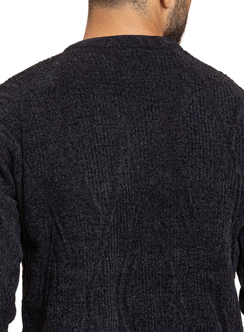 Black Design 2421 Round Pullover - Khotwh