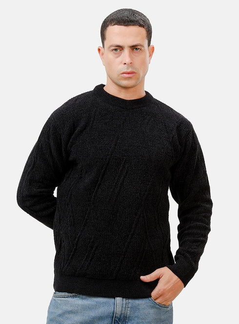 Black Design 2421 Round Pullover - Khotwh