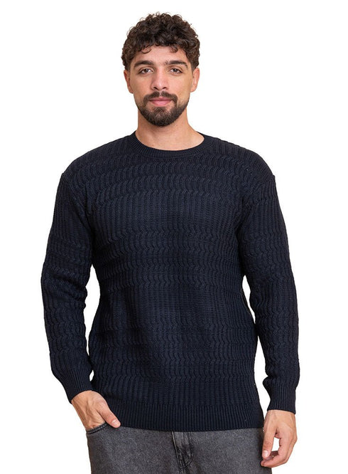 Black Design 2427 Round Pullover - Khotwh