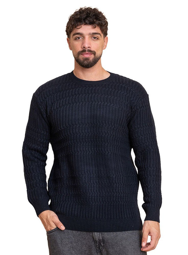Black Design 2427 Round Pullover - Khotwh