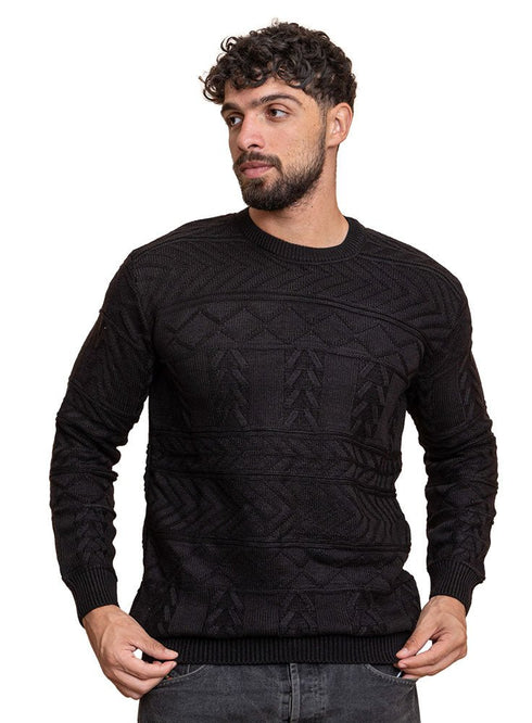 Black Design 2428 Round Pullover - Khotwh