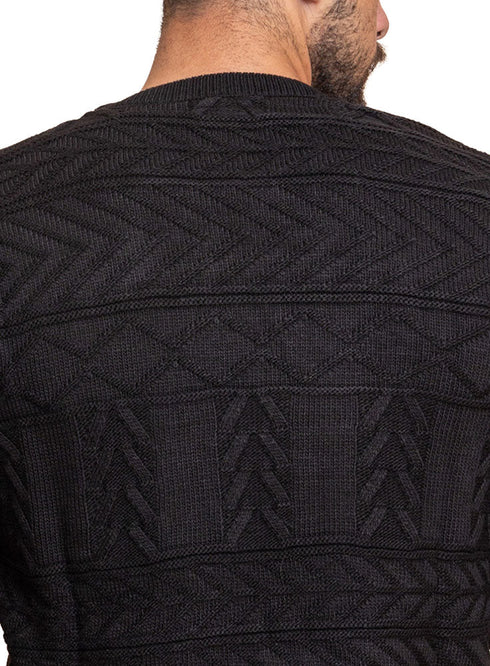 Black Design 2428 Round Pullover - Khotwh